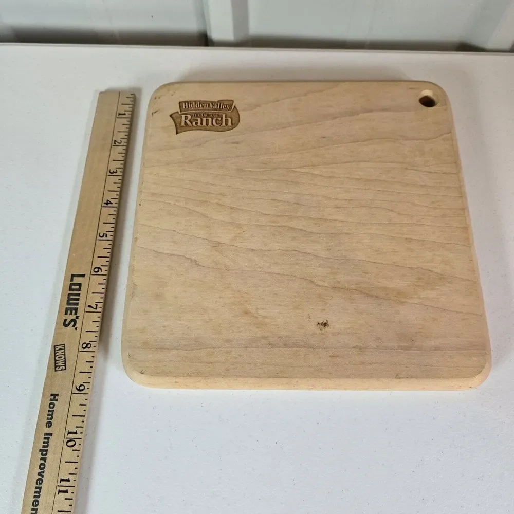 Hidden Valley Cutting Board Wood‎ 9x9